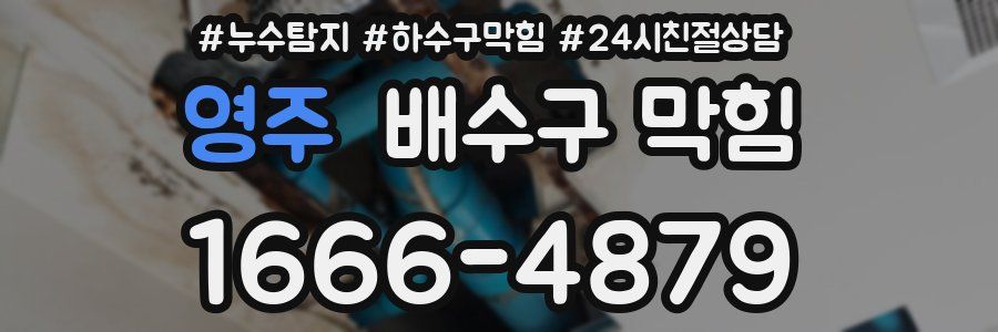 영주 배수구 막힘