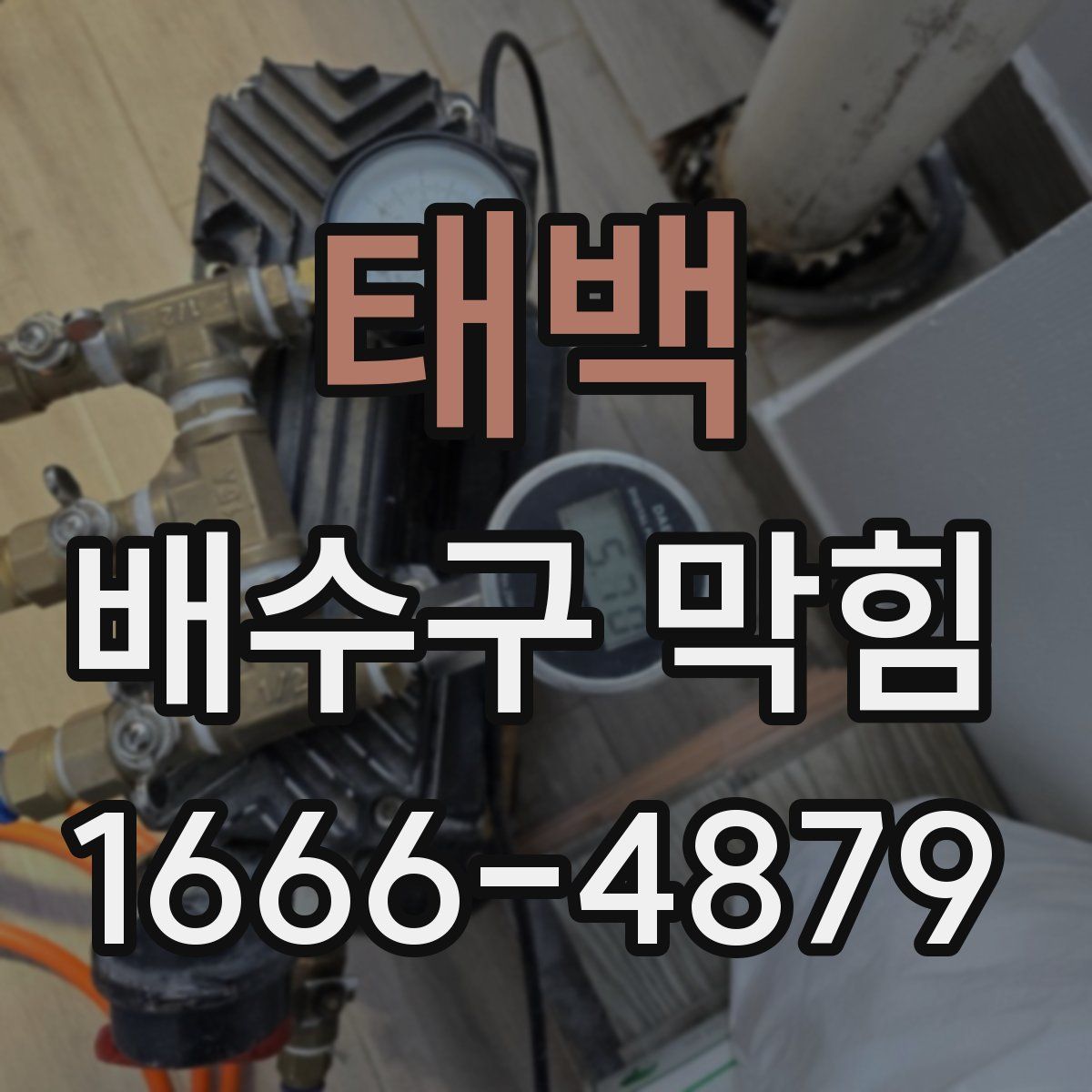 태백 배수구 막힘