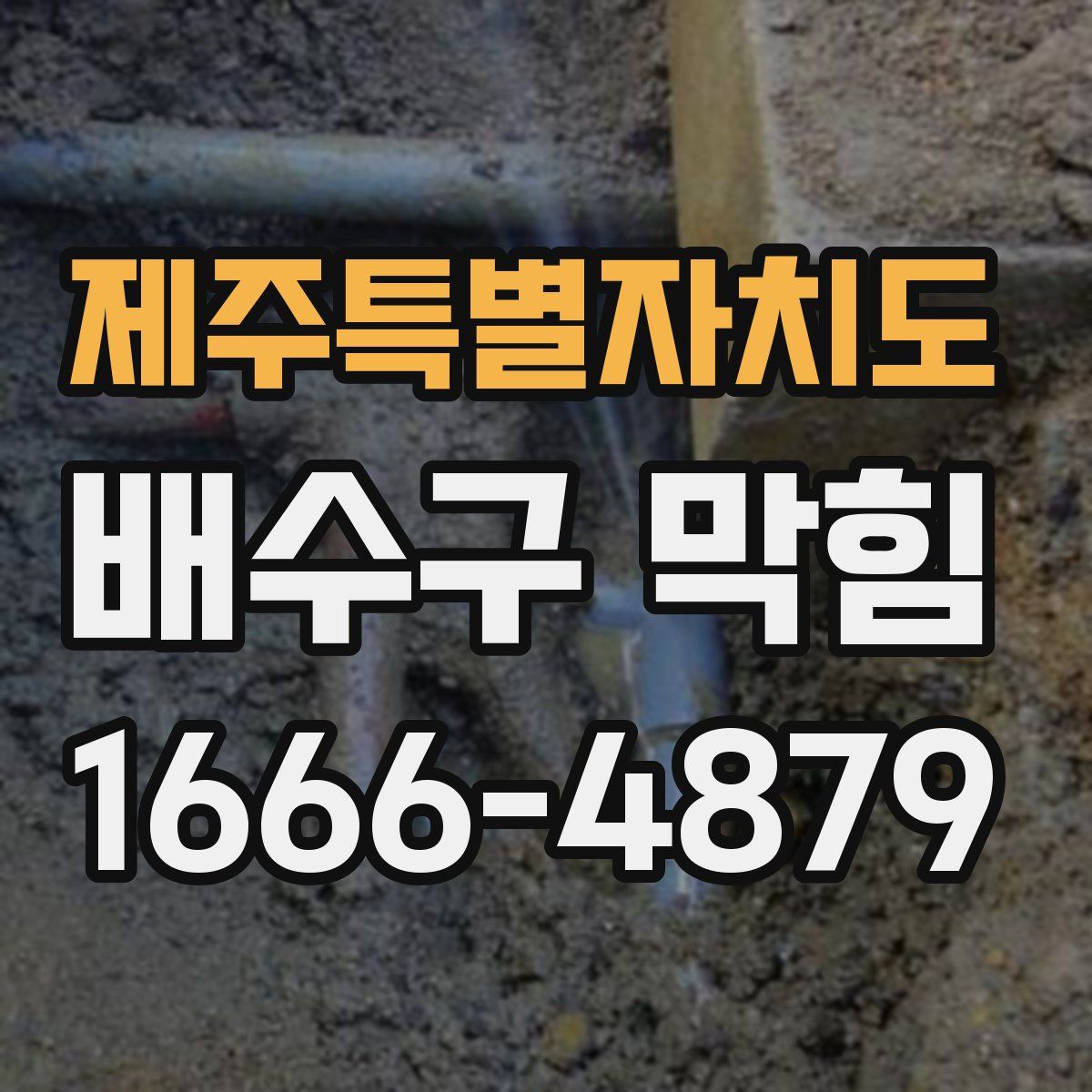 제주특별자치도 배수구 막힘