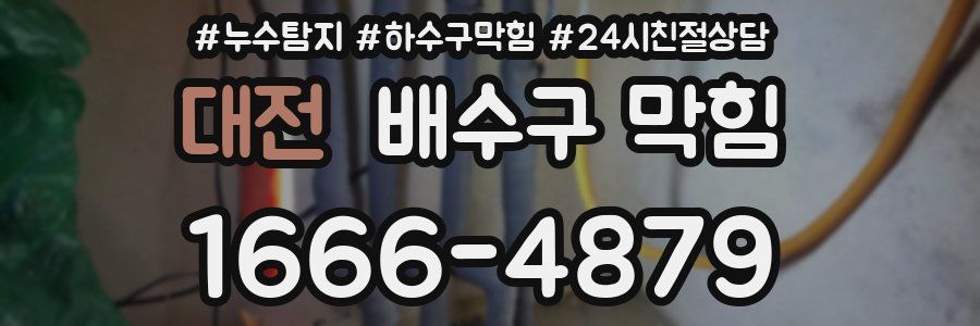 대전 배수구 막힘