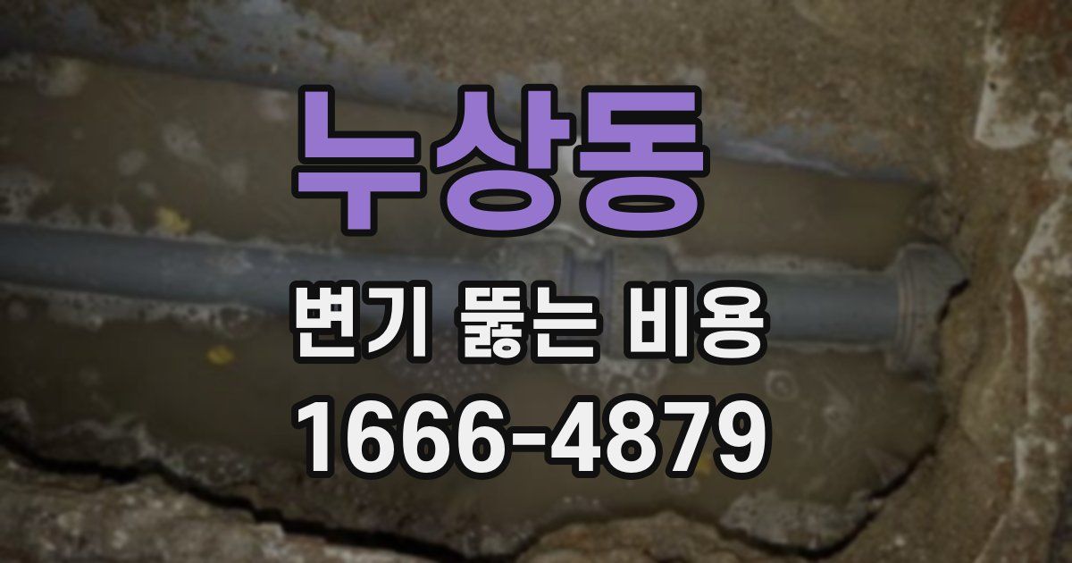누상동 변기 뚫는 비용