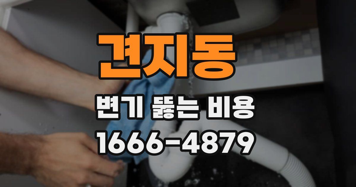 견지동 변기 뚫는 비용