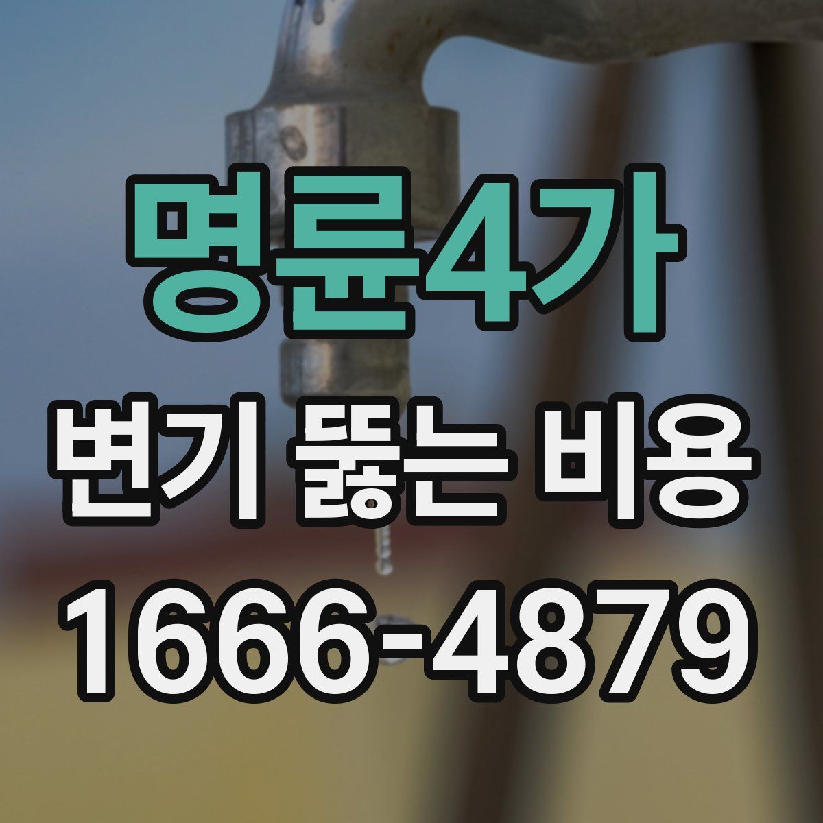 명륜4가 변기 뚫는 비용