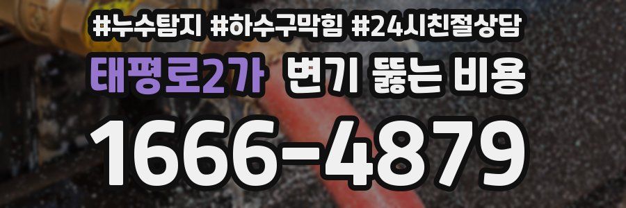 태평로2가 변기 뚫는 비용