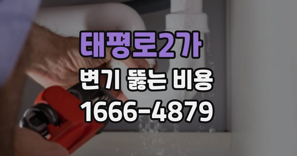 태평로2가 변기 뚫는 비용