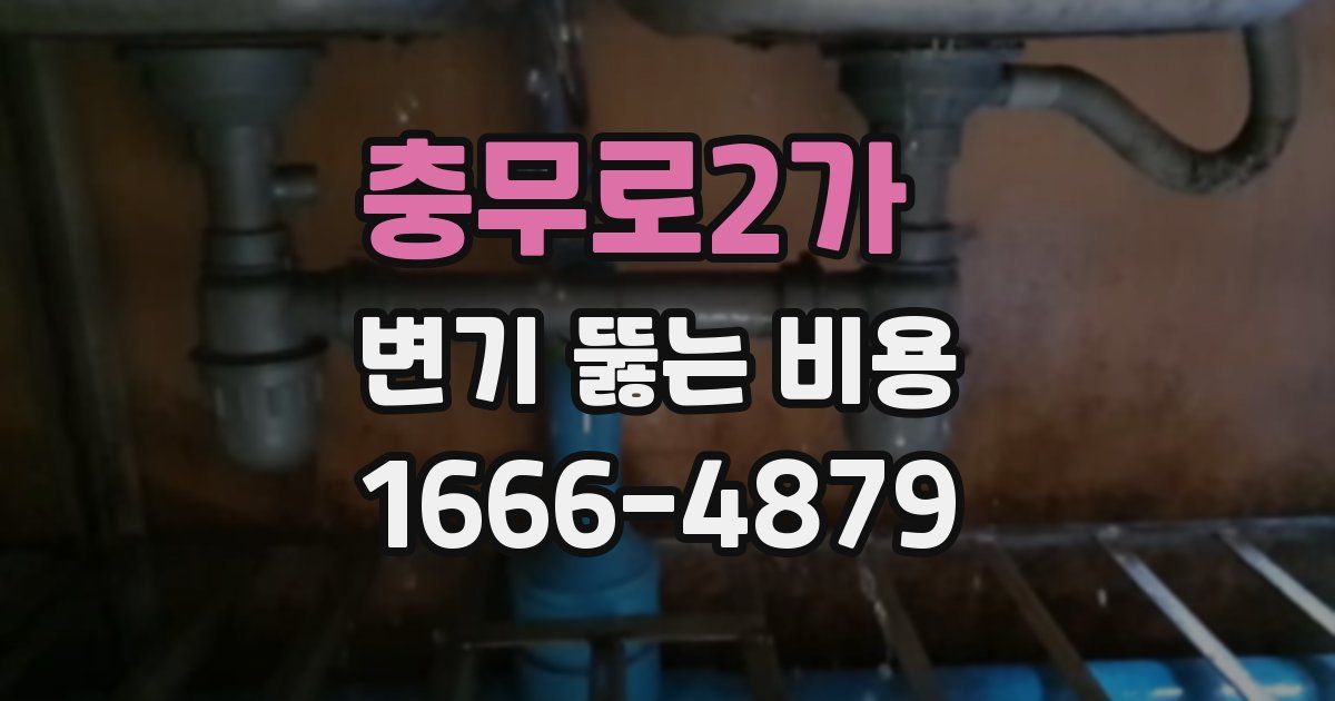 충무로2가 변기 뚫는 비용