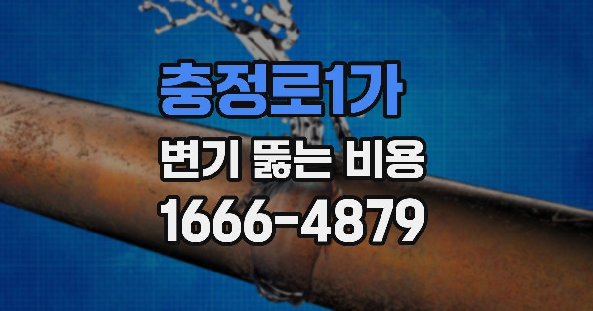 충정로1가 변기 뚫는 비용