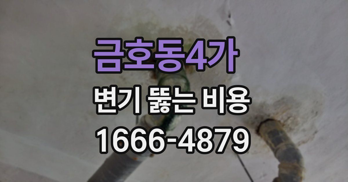 금호동4가 변기 뚫는 비용