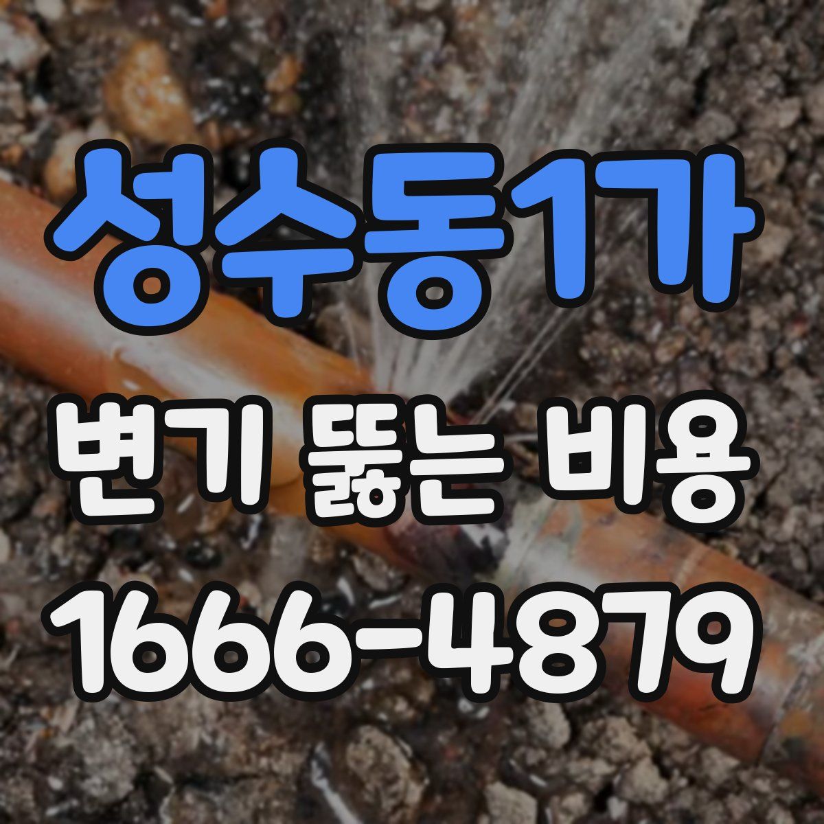 성수동1가 변기 뚫는 비용