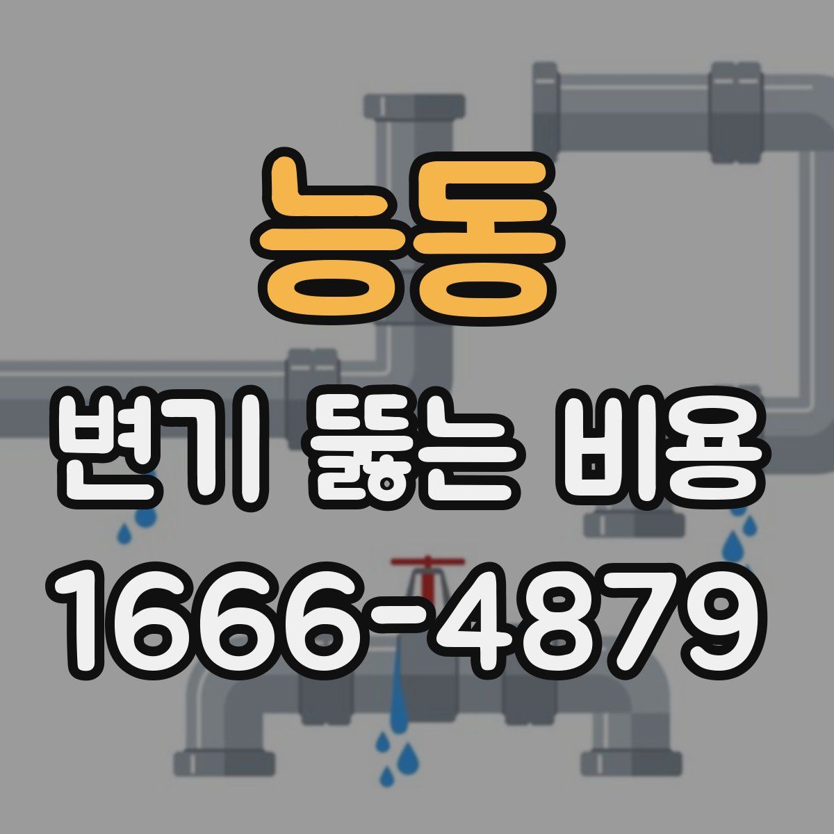 능동 변기 뚫는 비용