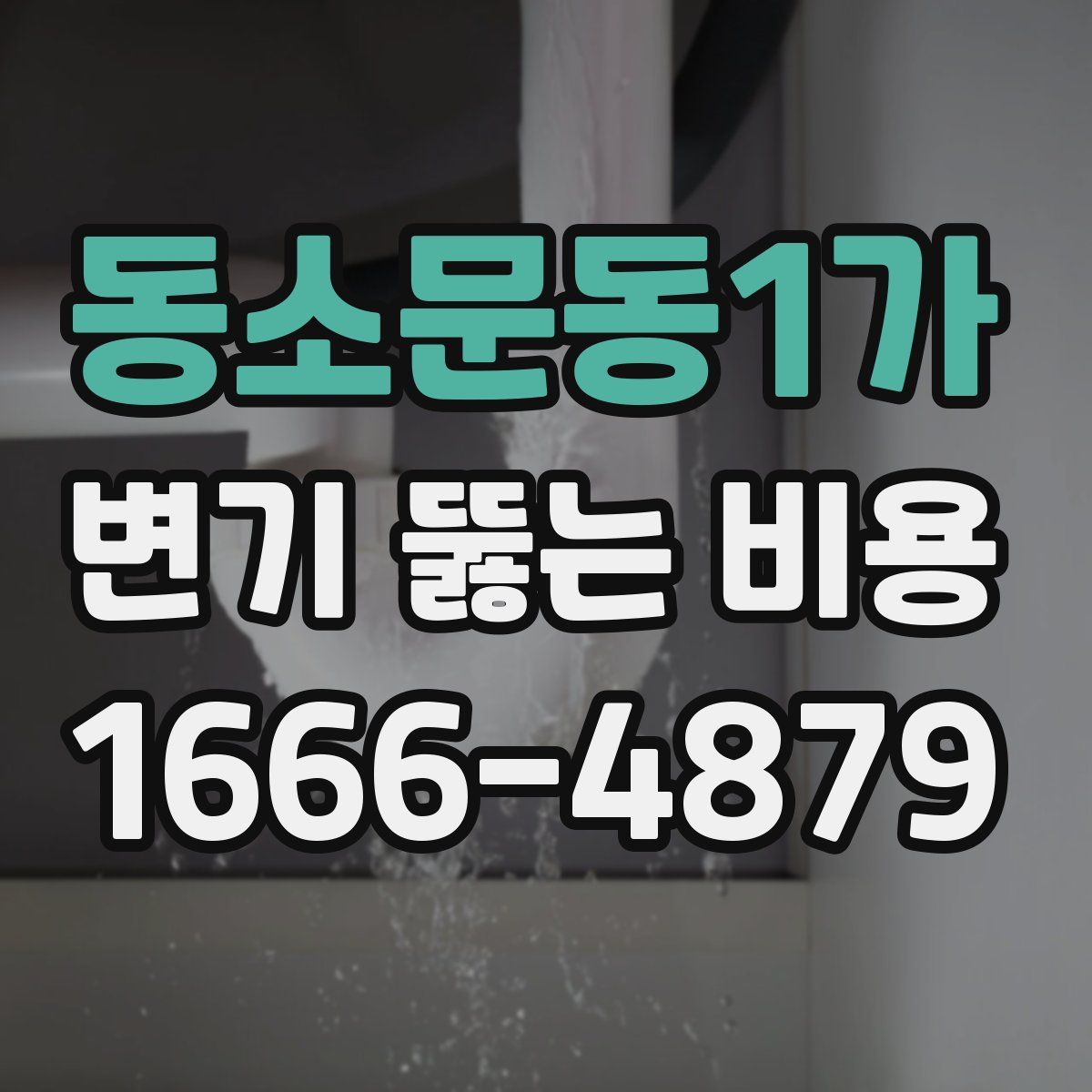 동소문동1가 변기 뚫는 비용