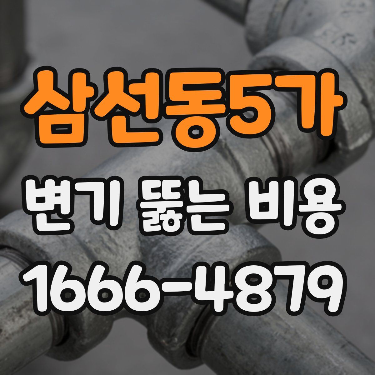 삼선동5가 변기 뚫는 비용