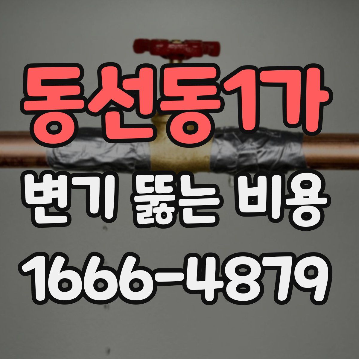 동선동1가 변기 뚫는 비용