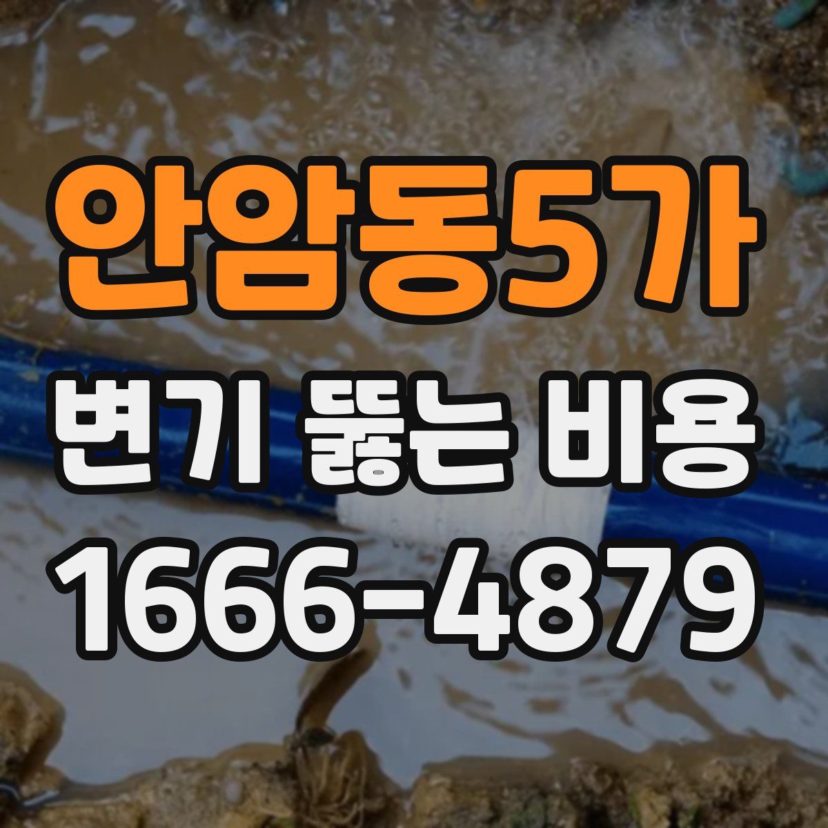 안암동5가 변기 뚫는 비용