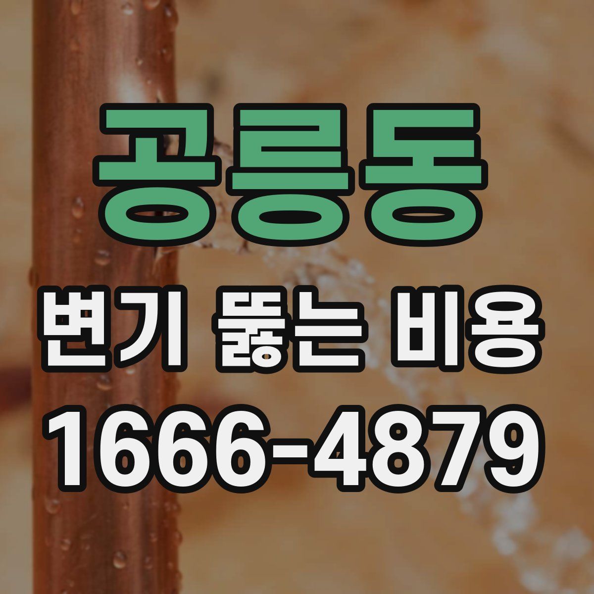 공릉동 변기 뚫는 비용