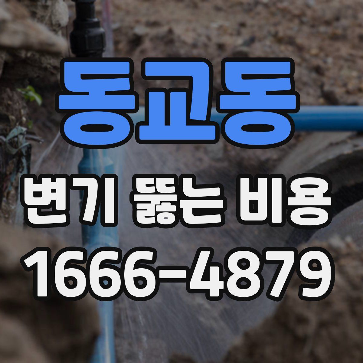 동교동 변기 뚫는 비용