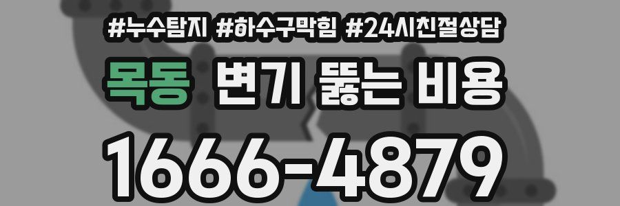 목동 변기 뚫는 비용
