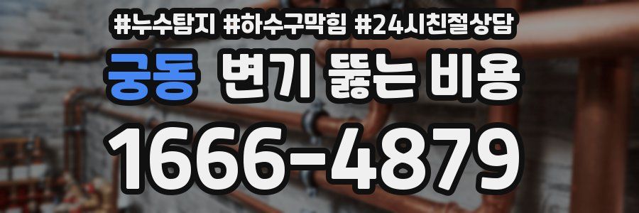 궁동 변기 뚫는 비용