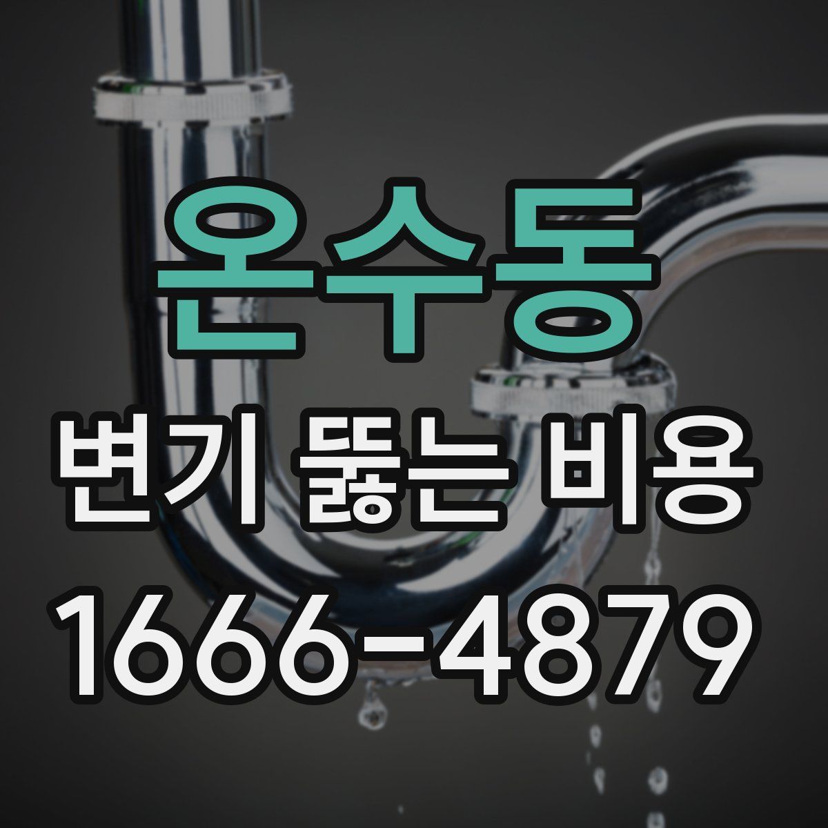 온수동 변기 뚫는 비용