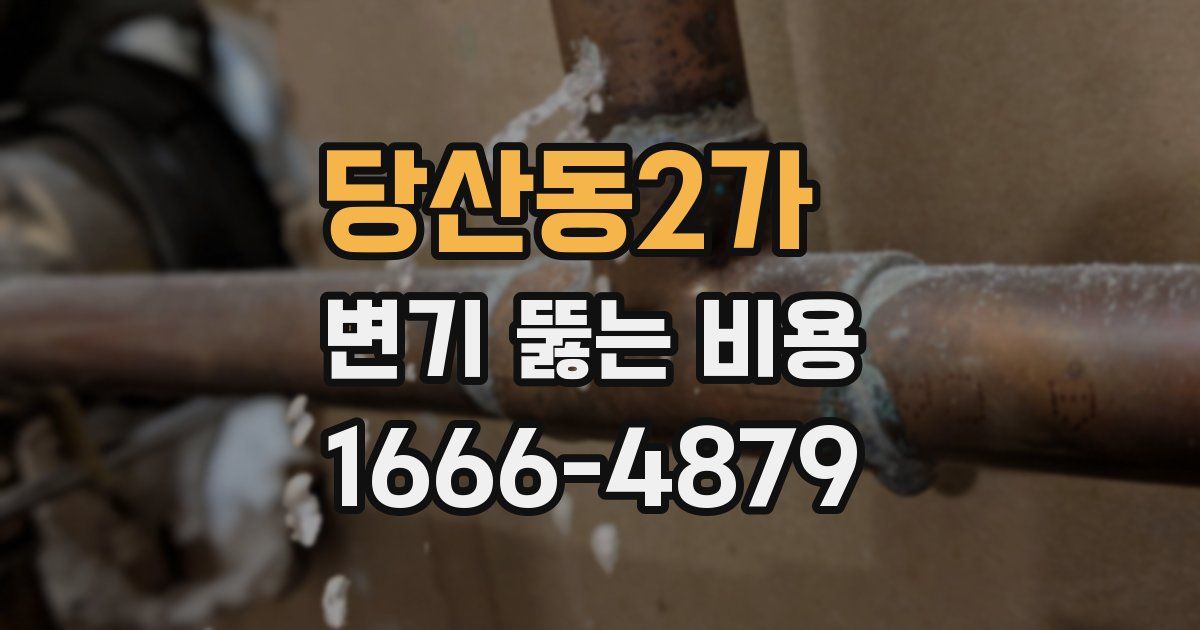 당산동2가 변기 뚫는 비용