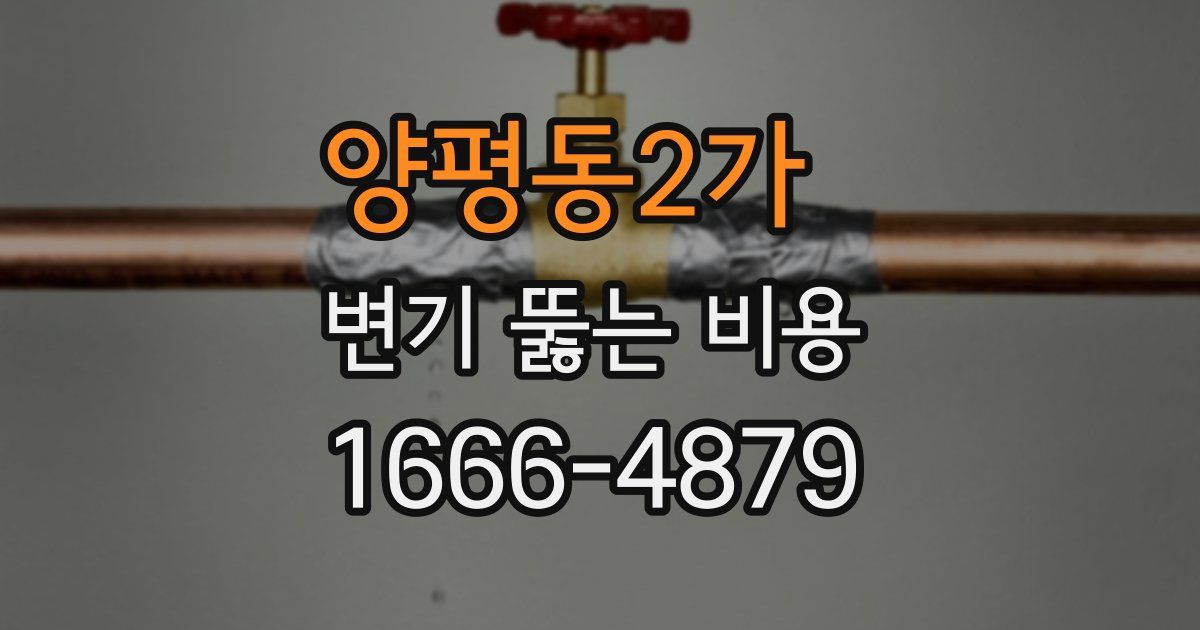 양평동2가 변기 뚫는 비용