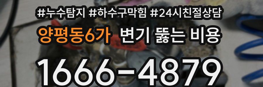 양평동6가 변기 뚫는 비용