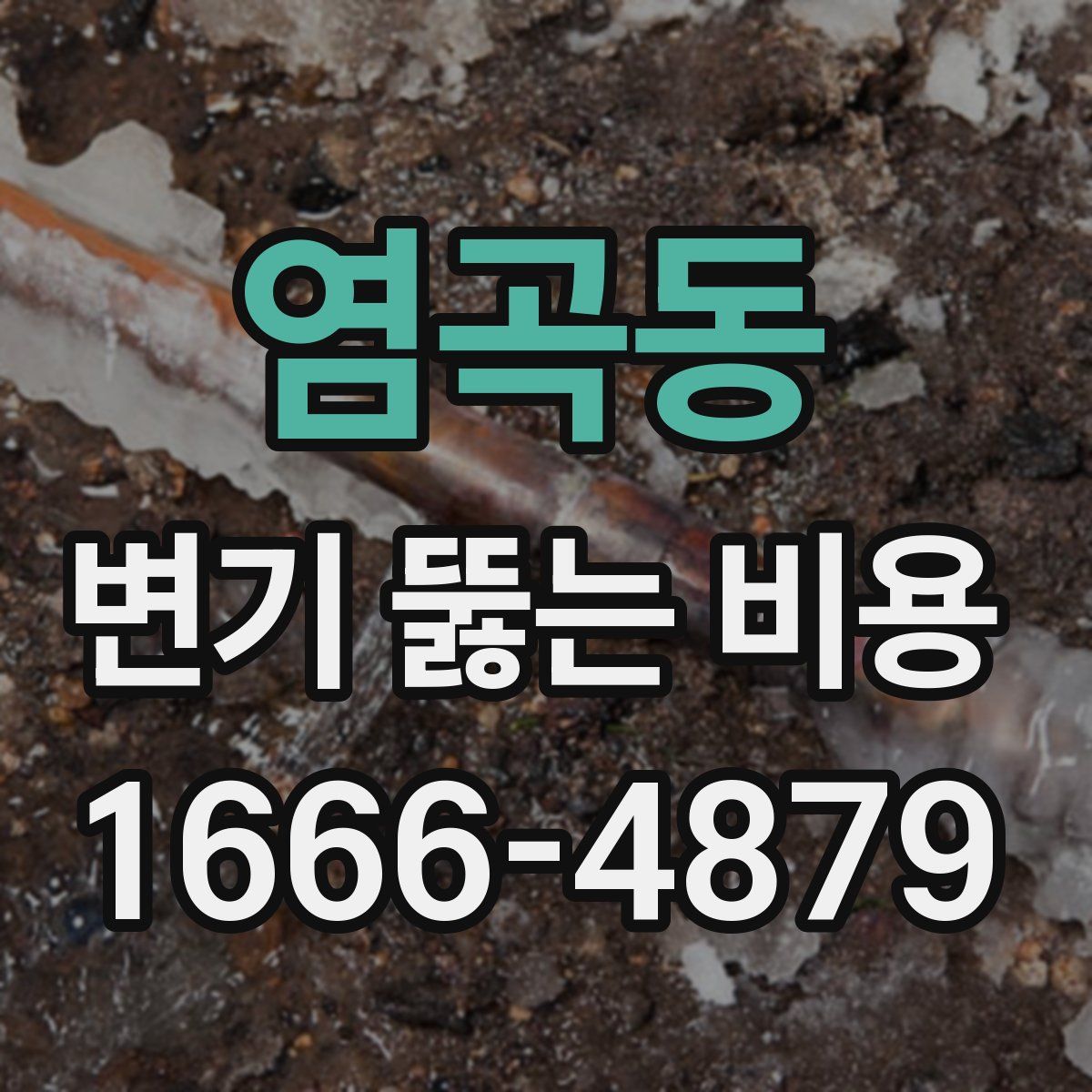 염곡동 변기 뚫는 비용