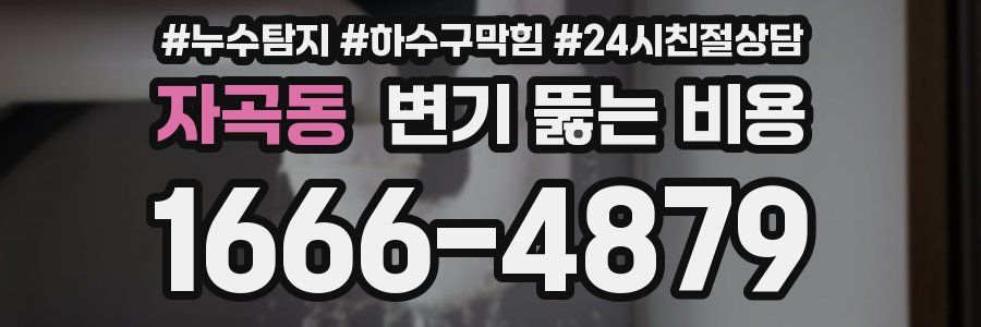 자곡동 변기 뚫는 비용