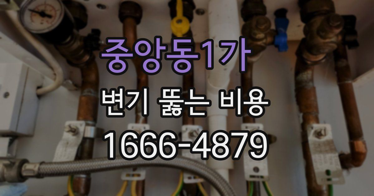 중앙동1가 변기 뚫는 비용