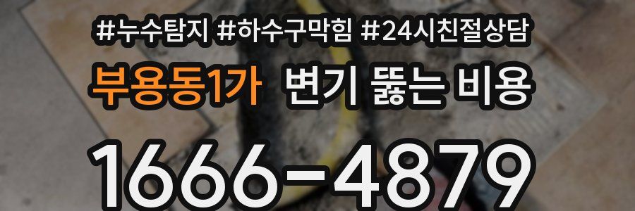 부용동1가 변기 뚫는 비용