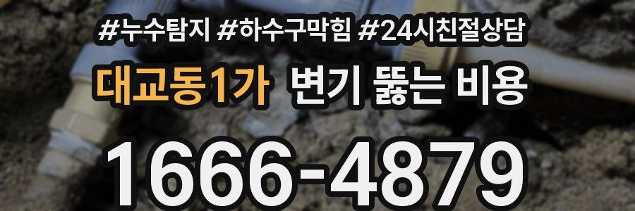 대교동1가 변기 뚫는 비용
