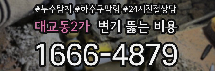대교동2가 변기 뚫는 비용