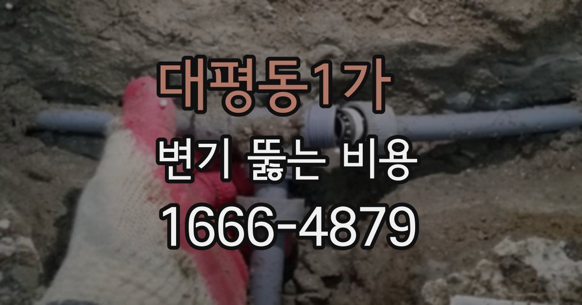 대평동1가 변기 뚫는 비용