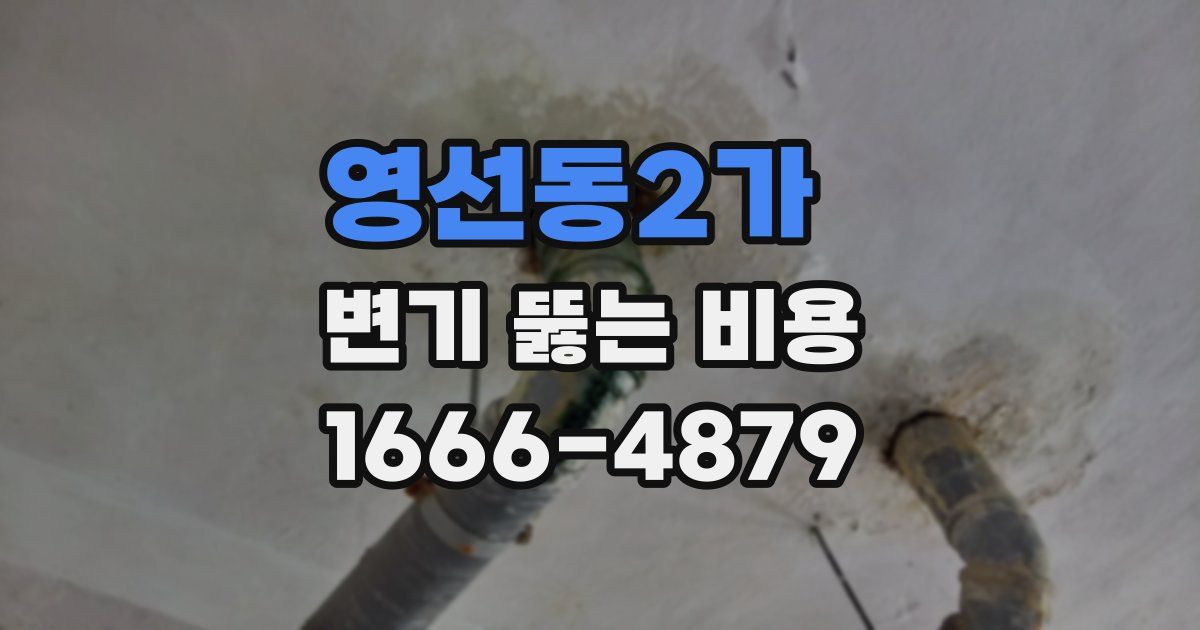 영선동2가 변기 뚫는 비용