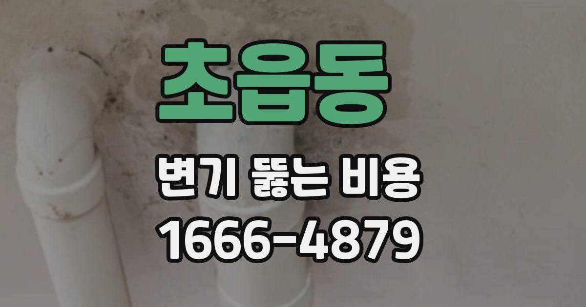 초읍동 변기 뚫는 비용