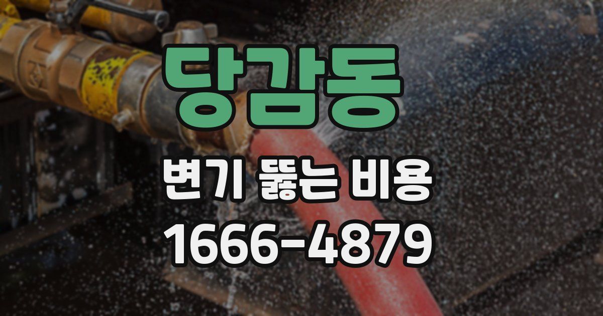 당감동 변기 뚫는 비용