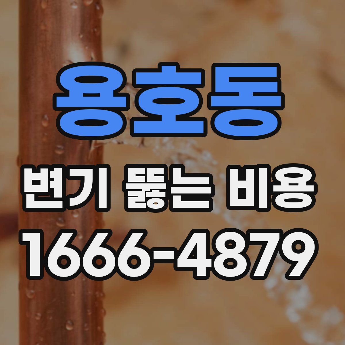 용호동 변기 뚫는 비용