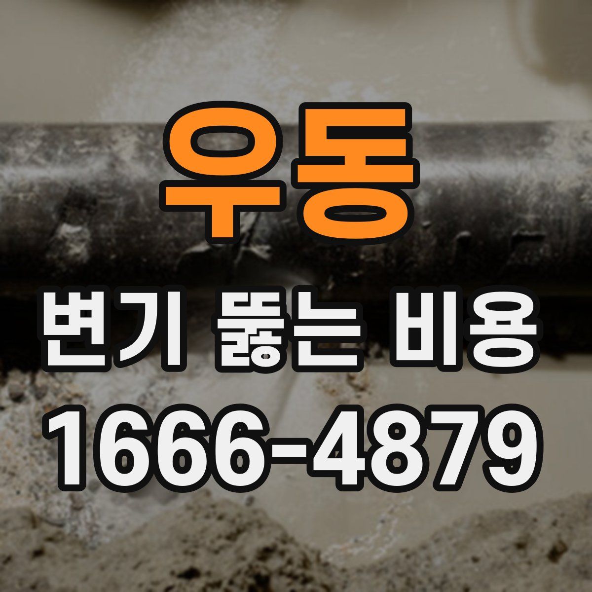 우동 변기 뚫는 비용