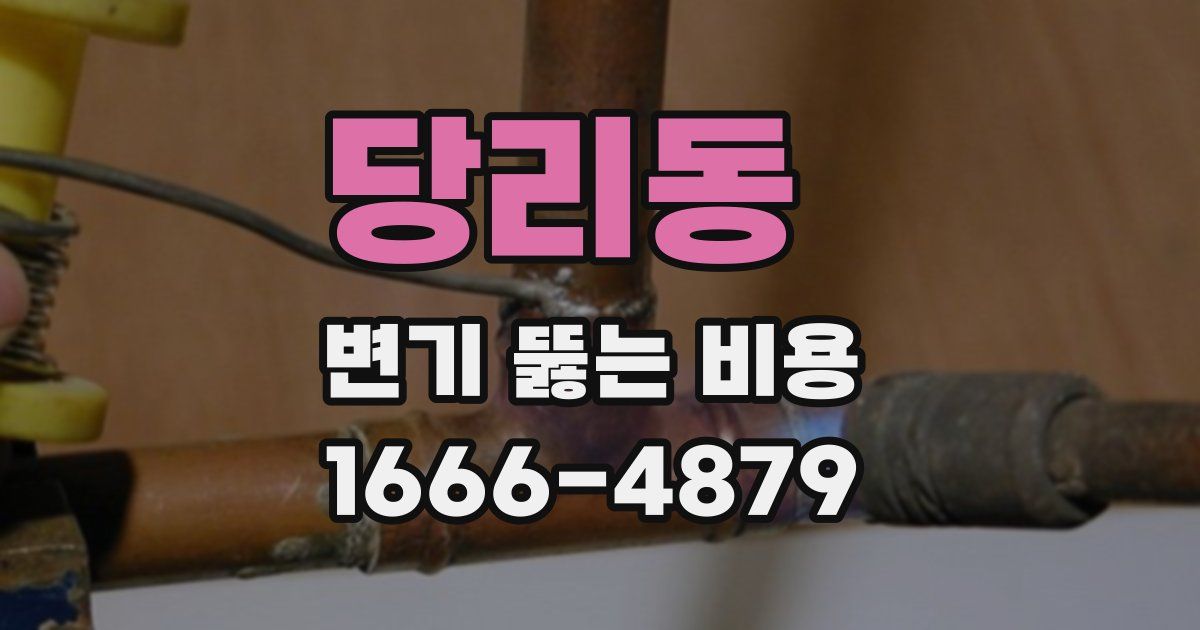 당리동 변기 뚫는 비용