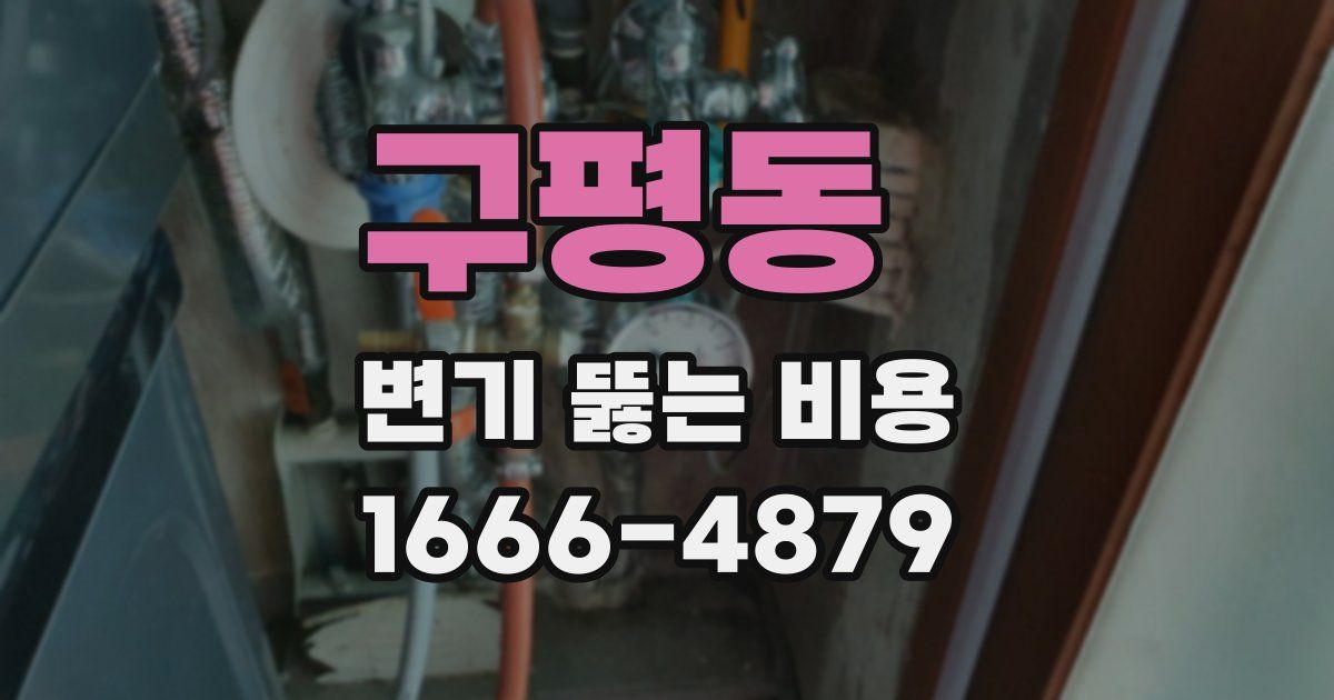구평동 변기 뚫는 비용