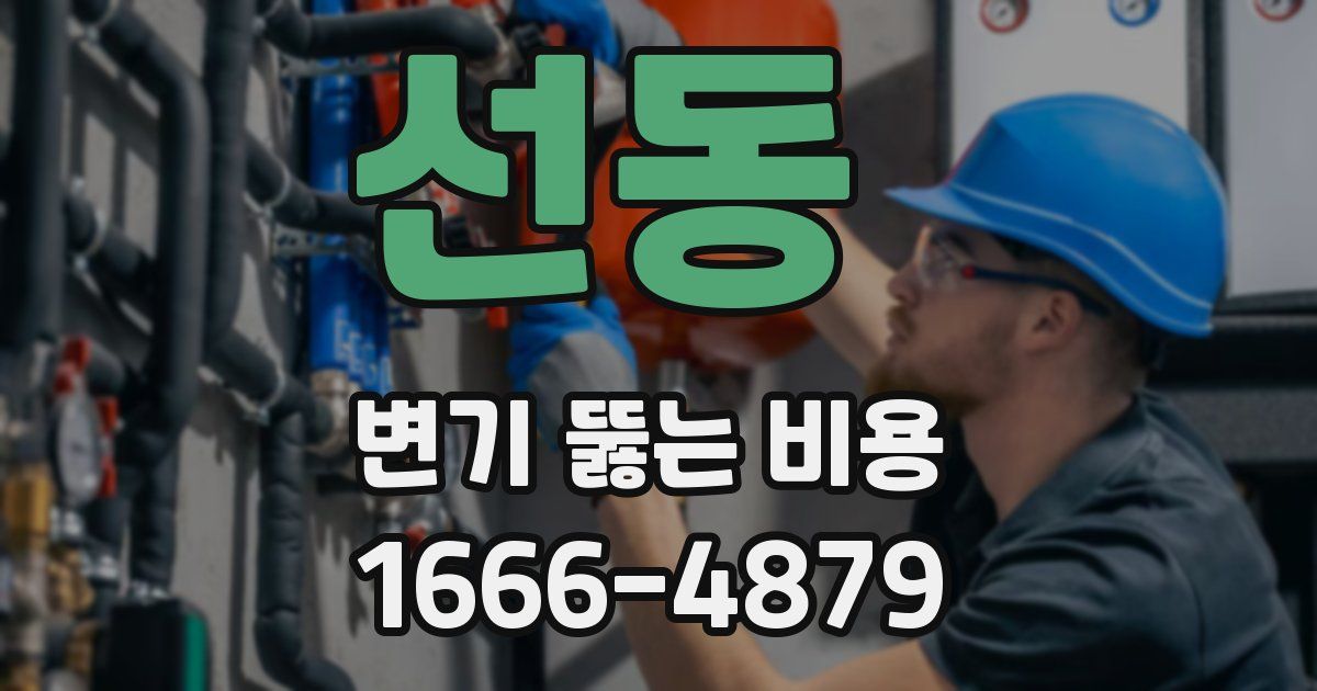 선동 변기 뚫는 비용