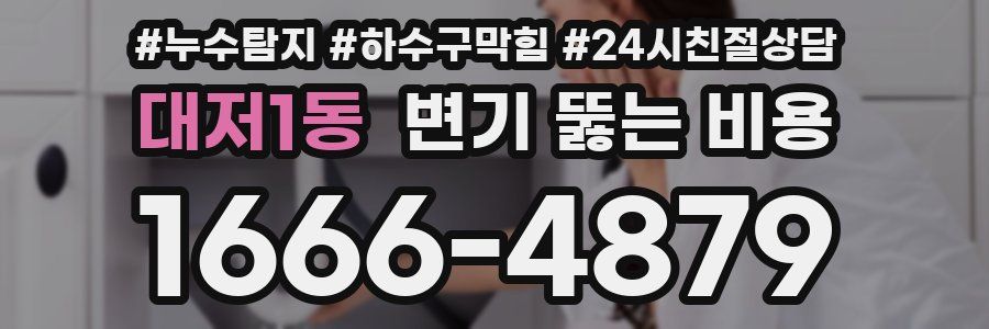 대저1동 변기 뚫는 비용