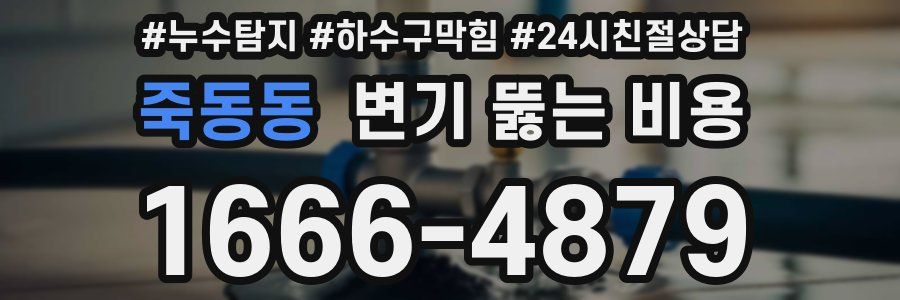 죽동동 변기 뚫는 비용