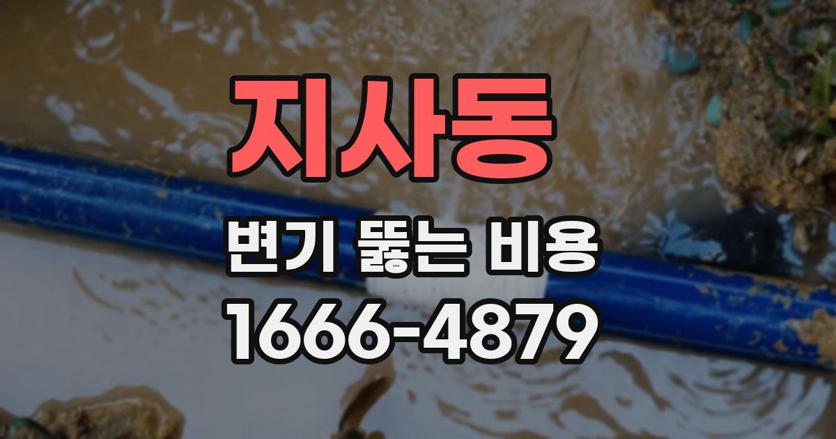 지사동 변기 뚫는 비용