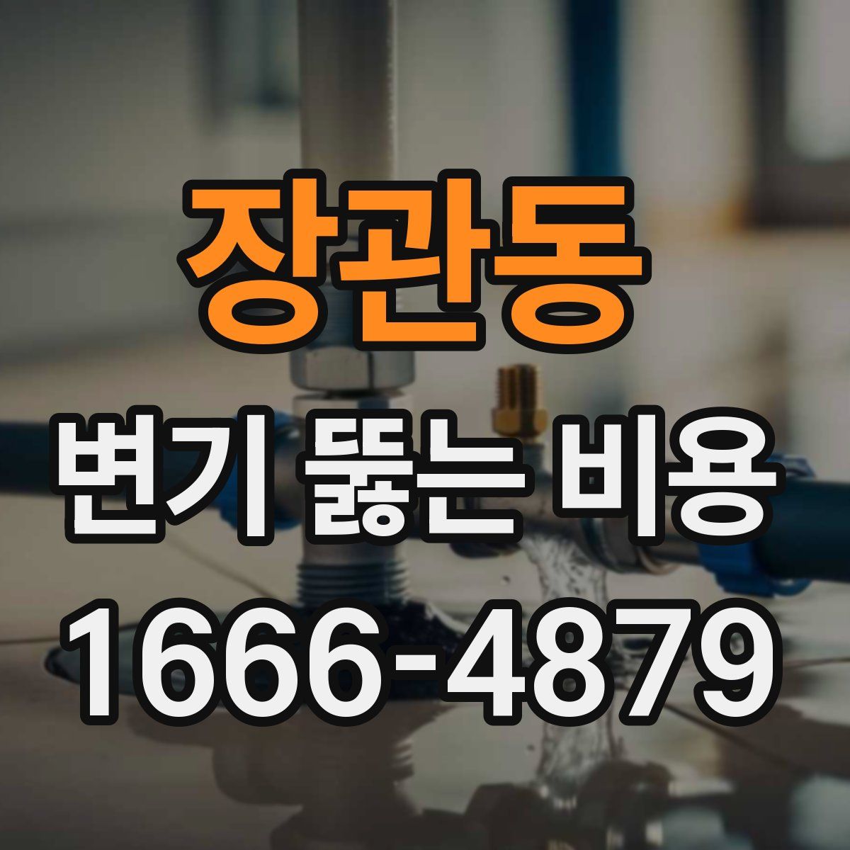 장관동 변기 뚫는 비용