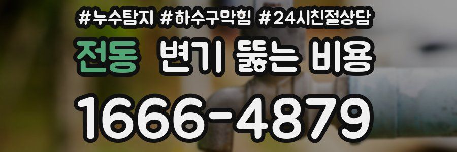 전동 변기 뚫는 비용
