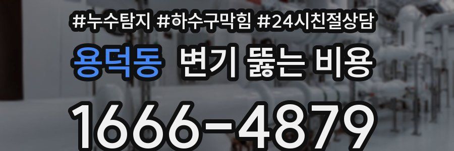 용덕동 변기 뚫는 비용