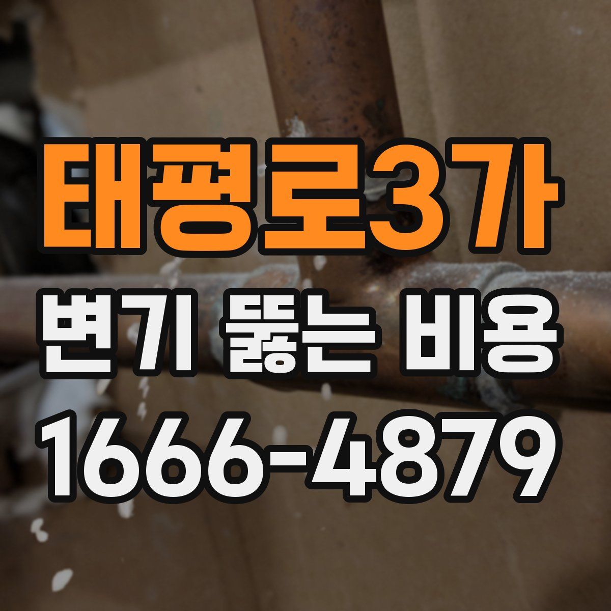 태평로3가 변기 뚫는 비용