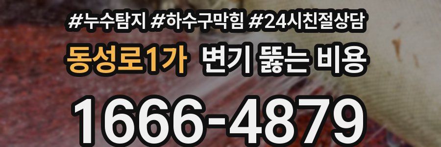 동성로1가 변기 뚫는 비용