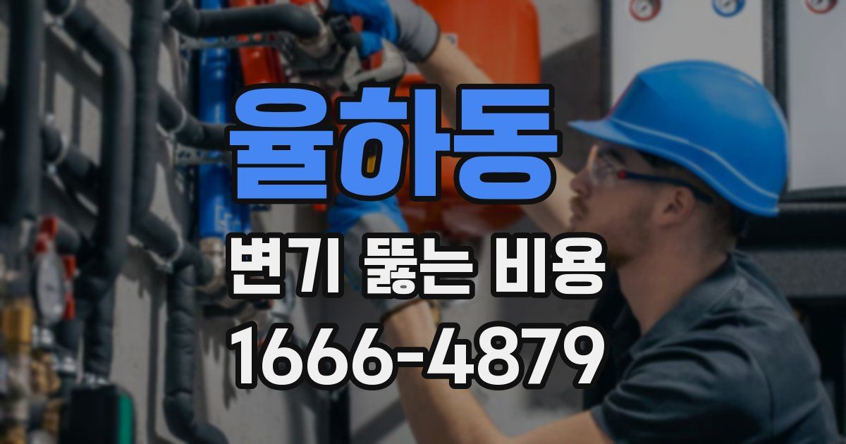 율하동 변기 뚫는 비용